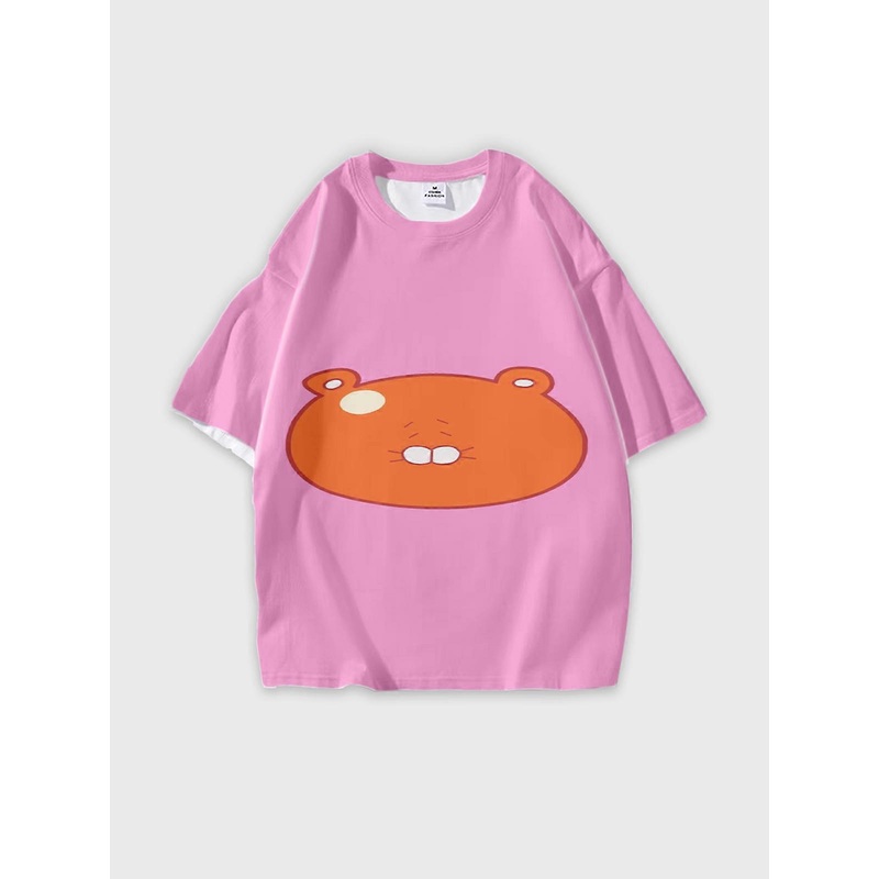 T-Shirt Round Neck, Loose Short Sleeve Himouto! Umaru-chan Graphic Tee, Unisex Summer Casual Top W349