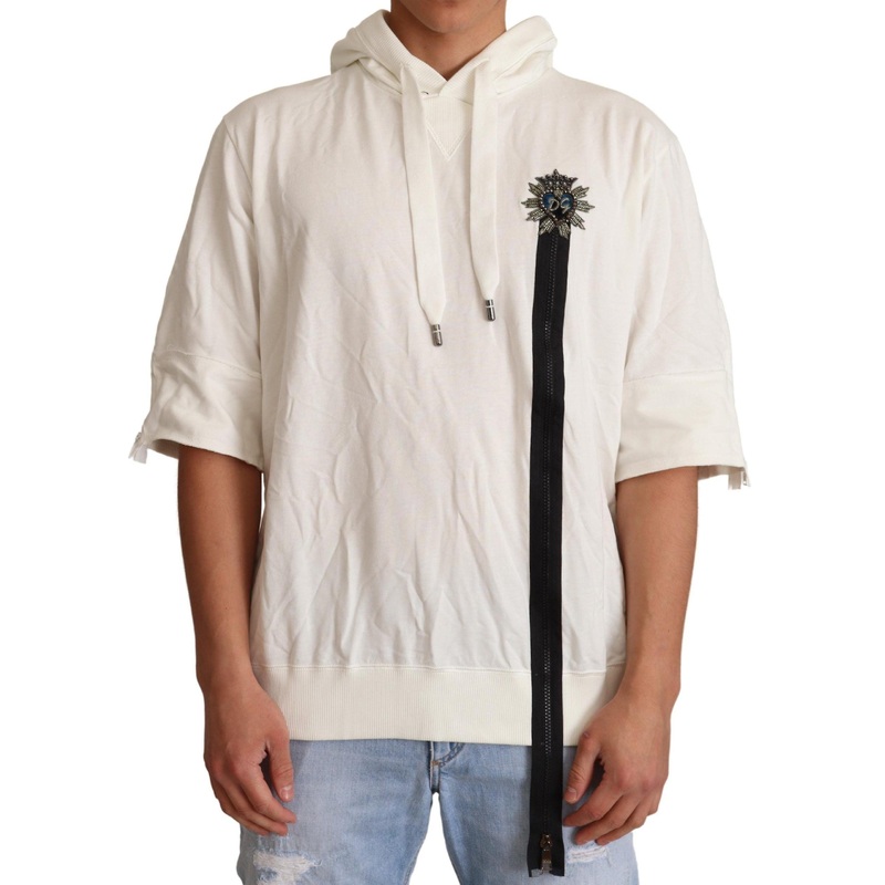 White Hooded Limited Edition Sweater