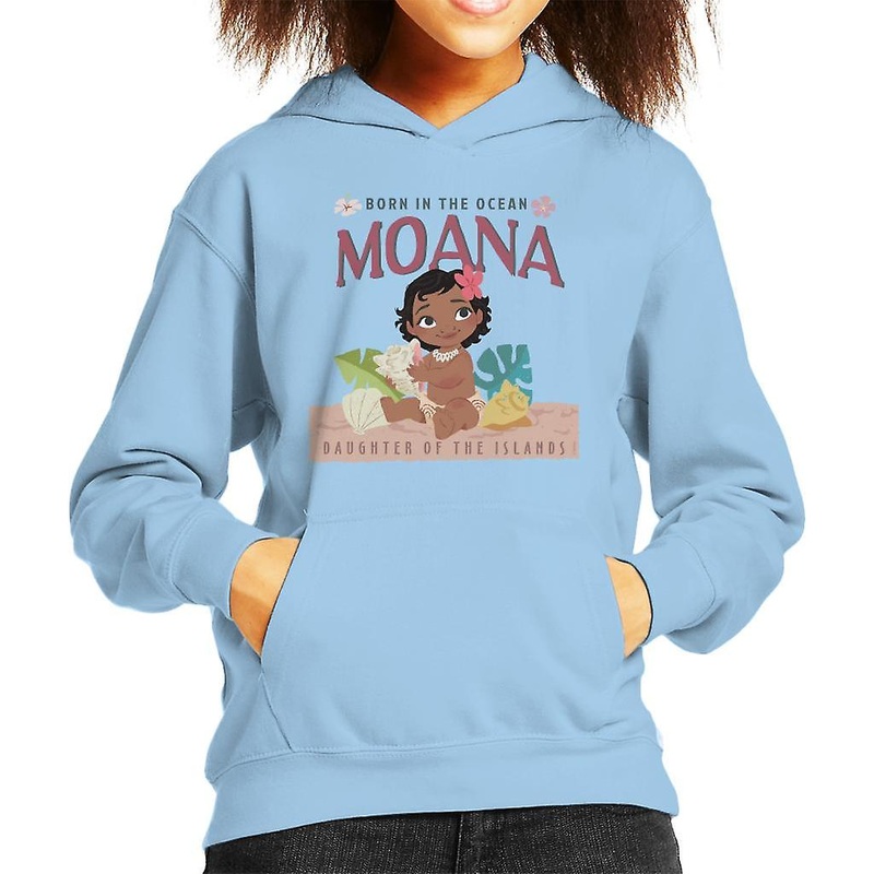 Disney Moana Born In The Ocean Kid’s Hooded Sweatshirt