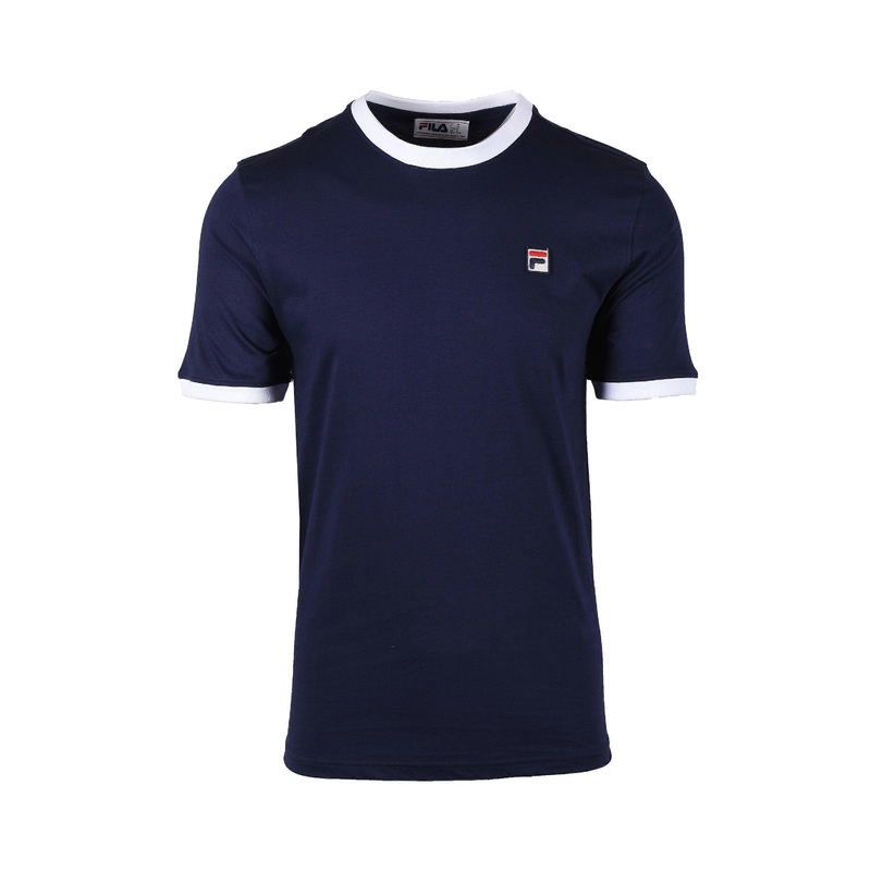 Fila Vintage Marconi Essential Ringer Tee Navy/white