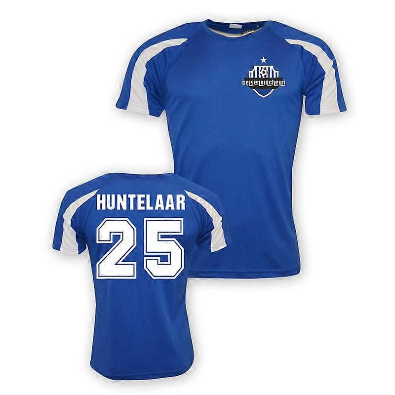 Klaas Jan Huntelaar Schalke Sports Training Jersey (blue)