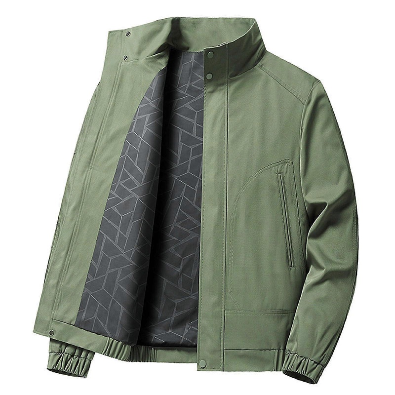 Men’s Elegant Green Transition Jacket with Hood, Softshell Quilted Vest, Winter Coat, Size 7XL, Sporty Outdoor Parka
