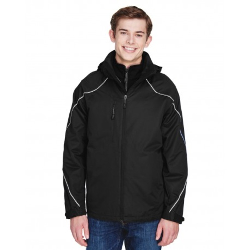 North End 88196 Men’s Angle 3-In-1 Jacket With Bonded Fleece Liner | North End 88196