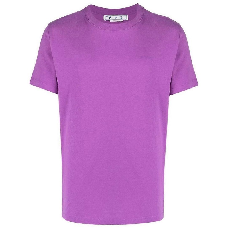 Off-White Diag Tab Slim Fit Orchird Purple T-Shirt