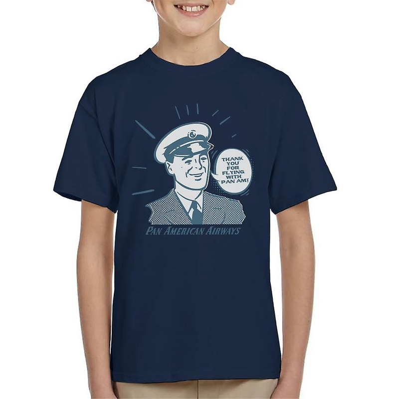 Pan Am Thank You For Flying With Pan Am Kid’s T-Shirt