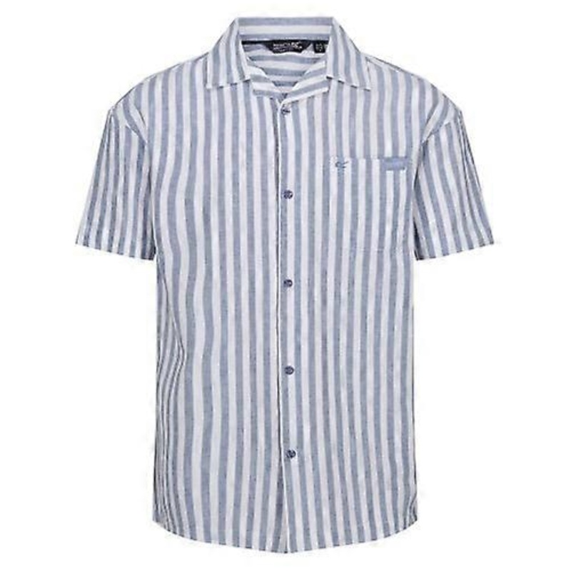 Regatta Mens Shorebay II Stripe Short-Sleeved Shirt