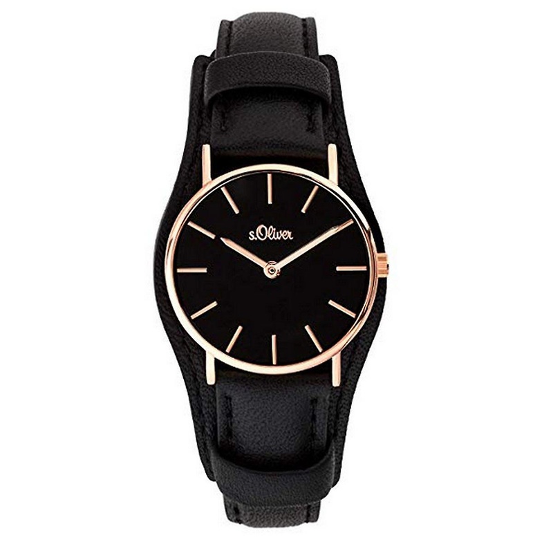 s.Oliver women’s watch wristwatch leather SO-3679-LQ