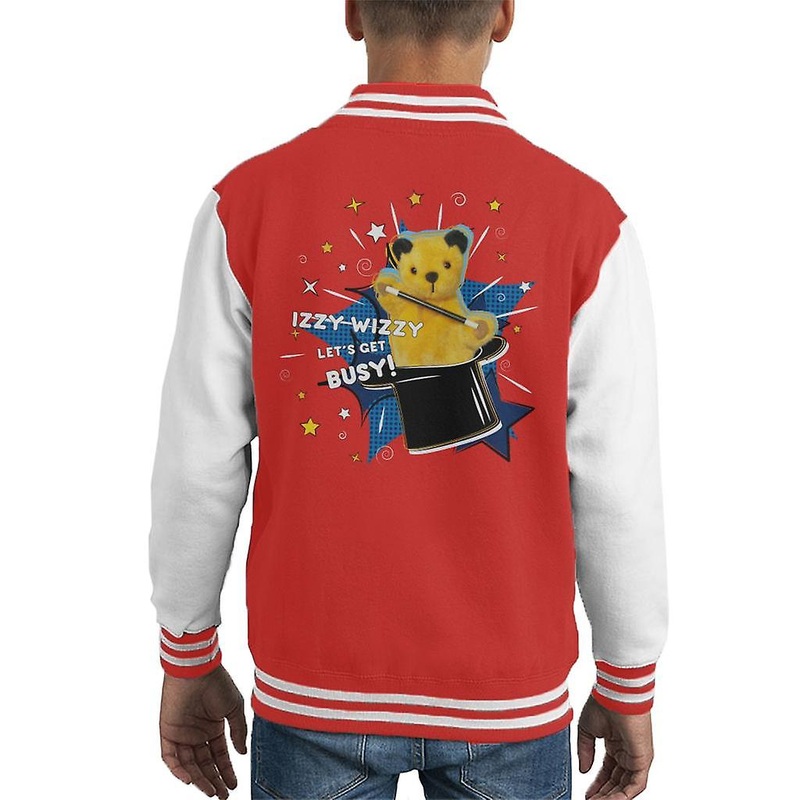 Sooty Top Hat Izzy Wizzy Let’s Get Busy Kid’s Varsity Jacket