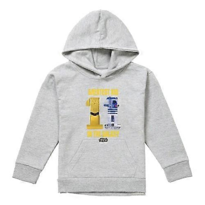 Star Wars Childrens/Kids Greatest Kid C3Po R2D2 Pullover Hoodie