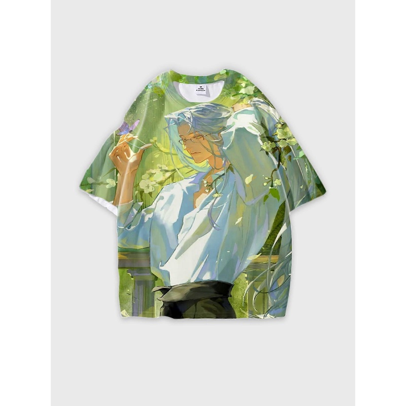 T-Shirt Short Sleeve Round Neck, Summer Casual Loose Graphic Tee, Unisex Pattern U2857