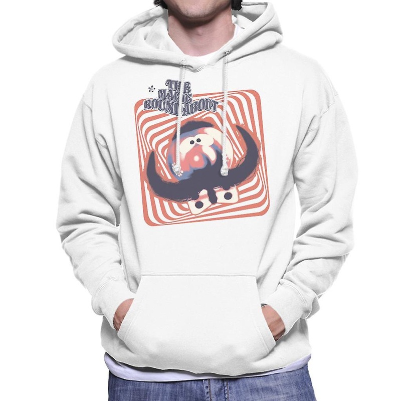 The Magic Roundabout Zebedee Psychedelic Lines Men’s Hooded Sweatshirt