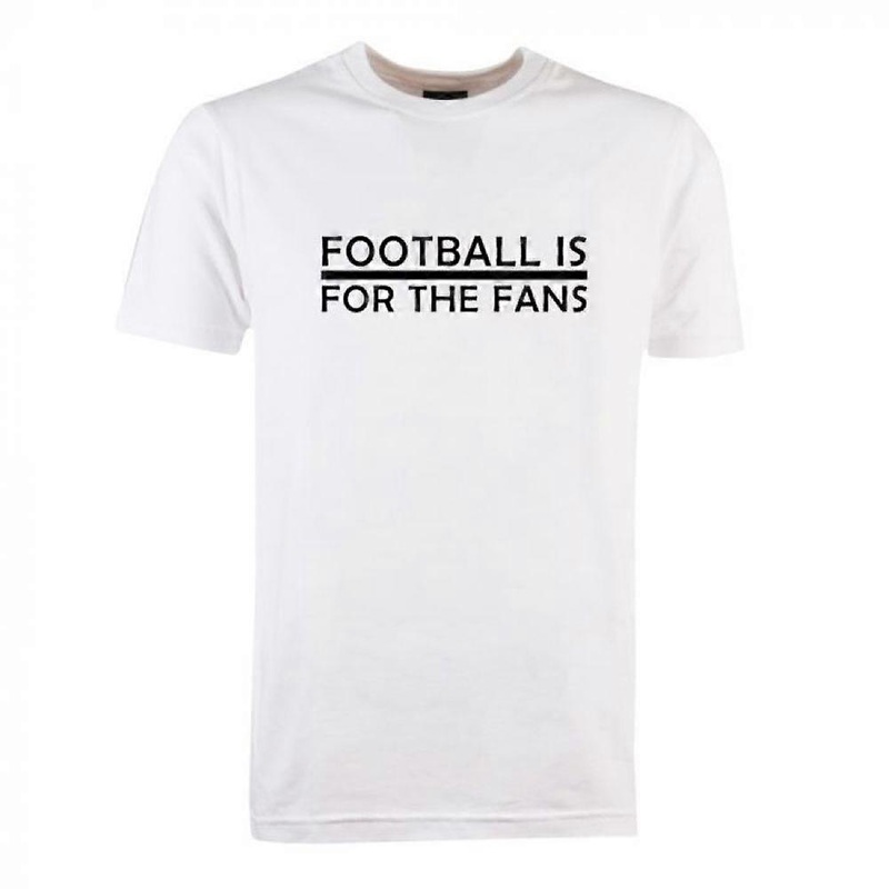 Black Football is for the Fans – White T-Shirt