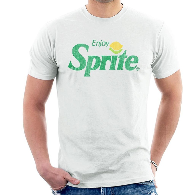 Enjoy Sprite Distressed Logo Men’s T-Shirt