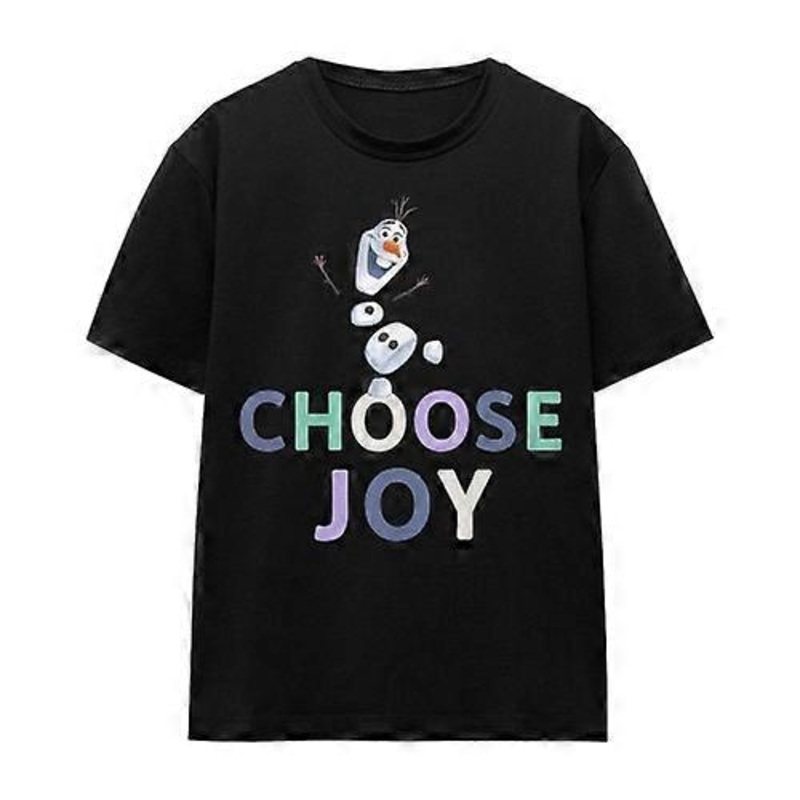 Frozen Unisex Adult Choose Joy Olaf T-Shirt