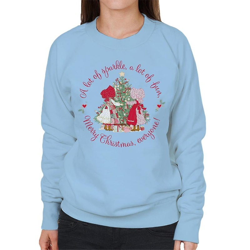 Holly Hobbie Christmas Sparkle And Fun Women’s Sweatshirt