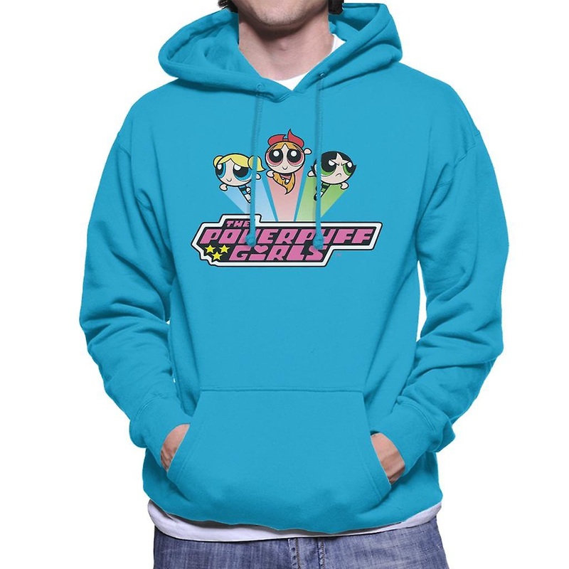 Powerpuff Girls Classic Logo Men’s Hooded Sweatshirt