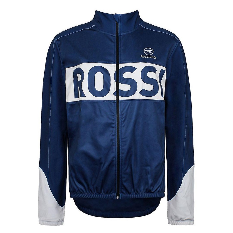 Rossignol Long Sleeve Zip Up Logo Blue Mens Jersey Track Jacket RLEMJ01 727