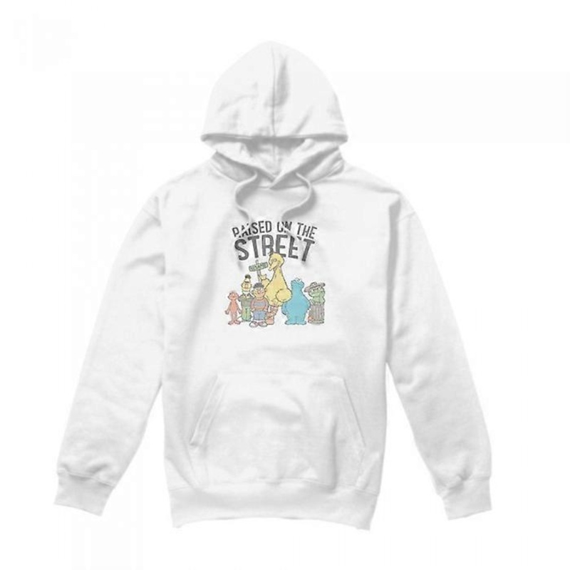 Sesame Street Unisex Adult Raised On The Streets Hoodie