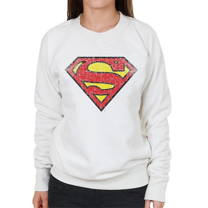 Superman Faded Logo Women’s Sweatshirt