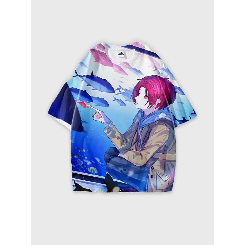 T-Shirt Short Sleeve Round Neck, Summer Casual Loose Graphic Tee, Unisex PERSONA V1168