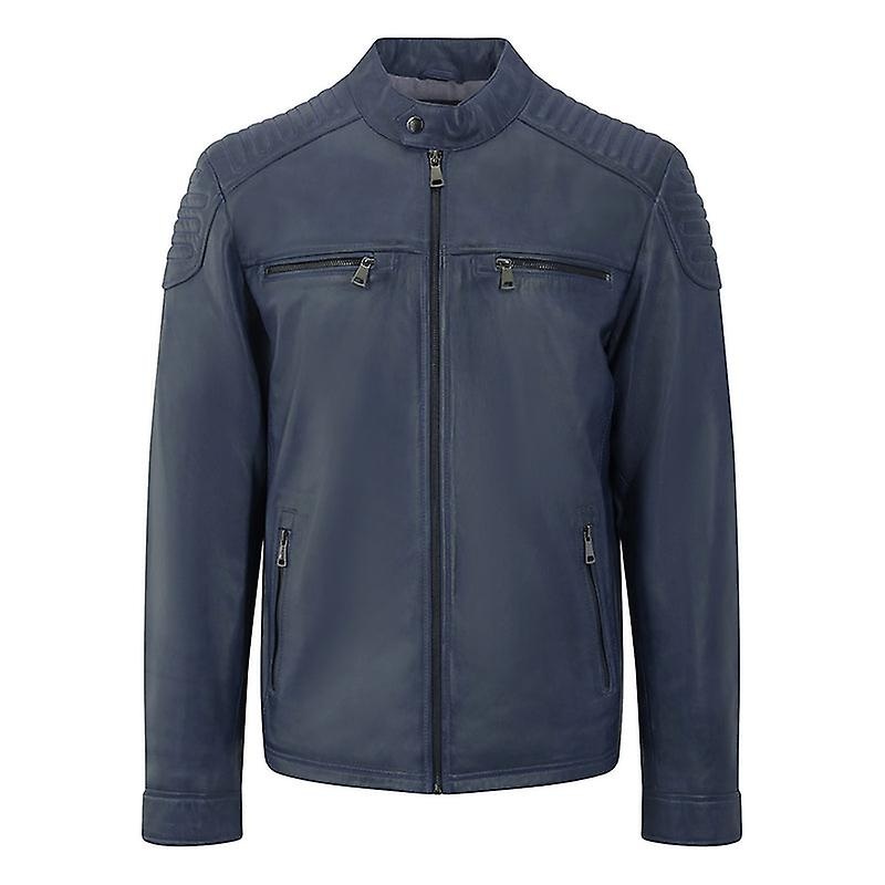 Thomas Men’s Leather Biker Jacket – 6883