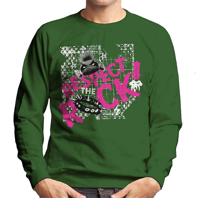 Trolls Queen Barb Respect The Rock Queen Men’s Sweatshirt