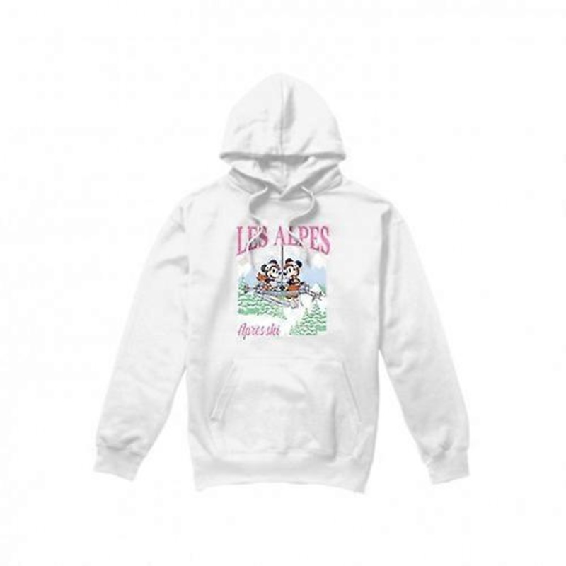 Disney Mens Les Alpes Mickey Mouse Hoodie