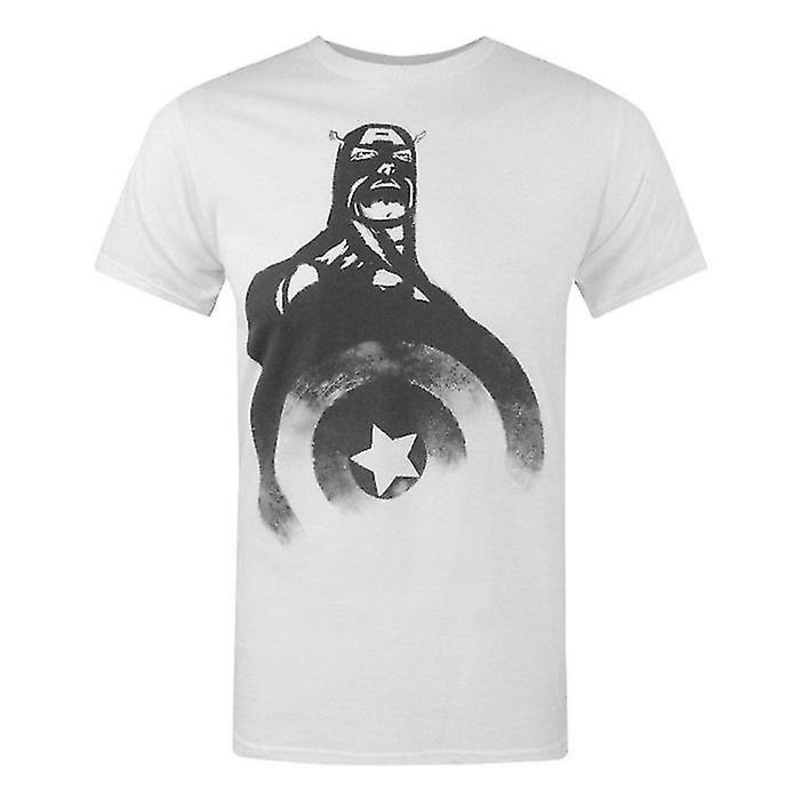 Jack Of All Trades Mens Captain America T-Shirt