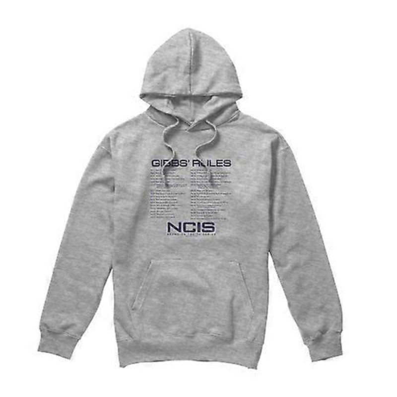 NCIS Mens Gibbs Rules Hoodie
