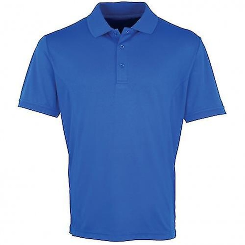 Premier Mens Coolchecker Pique Short-Sleeved Polo Shirt