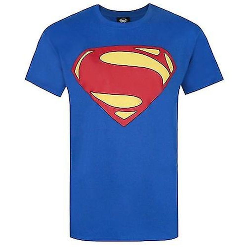 Superman Mens Man Of Steel Logo T-Shirt