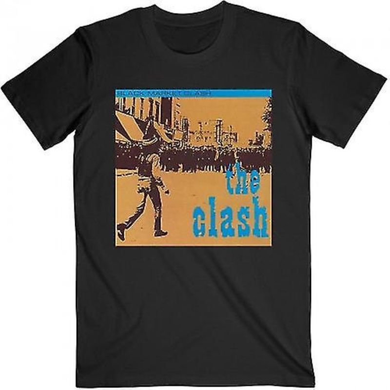 The Clash Unisex Adult Black Market T-Shirt