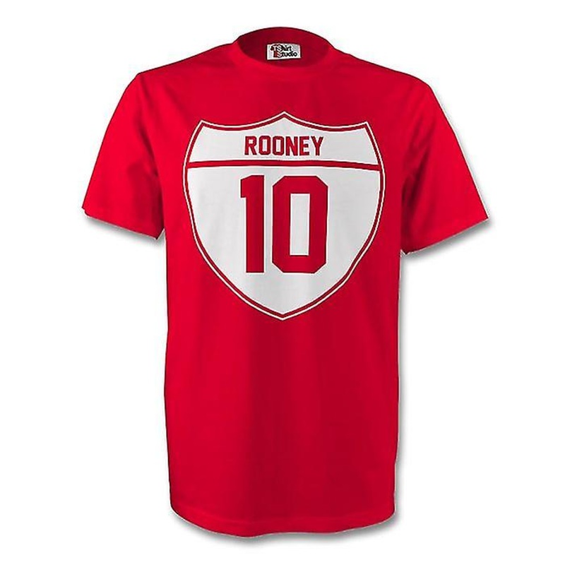 Wayne Rooney Man Utd Crest Tee (red)