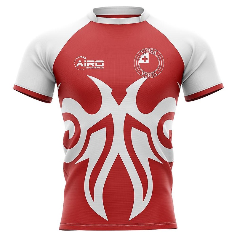 2025-2026 Tonga Home Concept Rugby Shirt – Womens