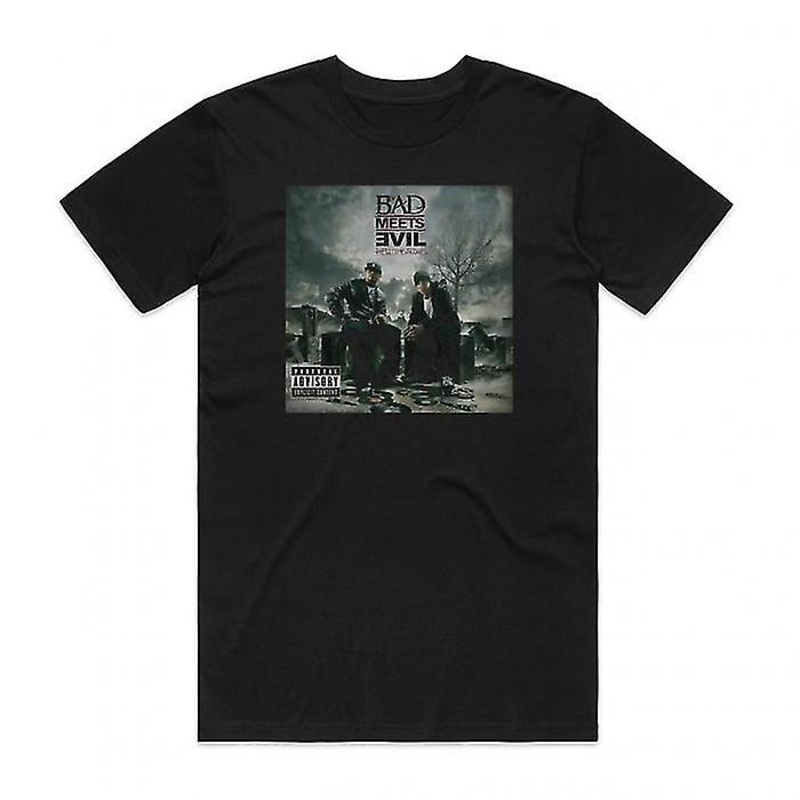 Bad Meets Evil Unisex Adult Burnt Cotton T-Shirt