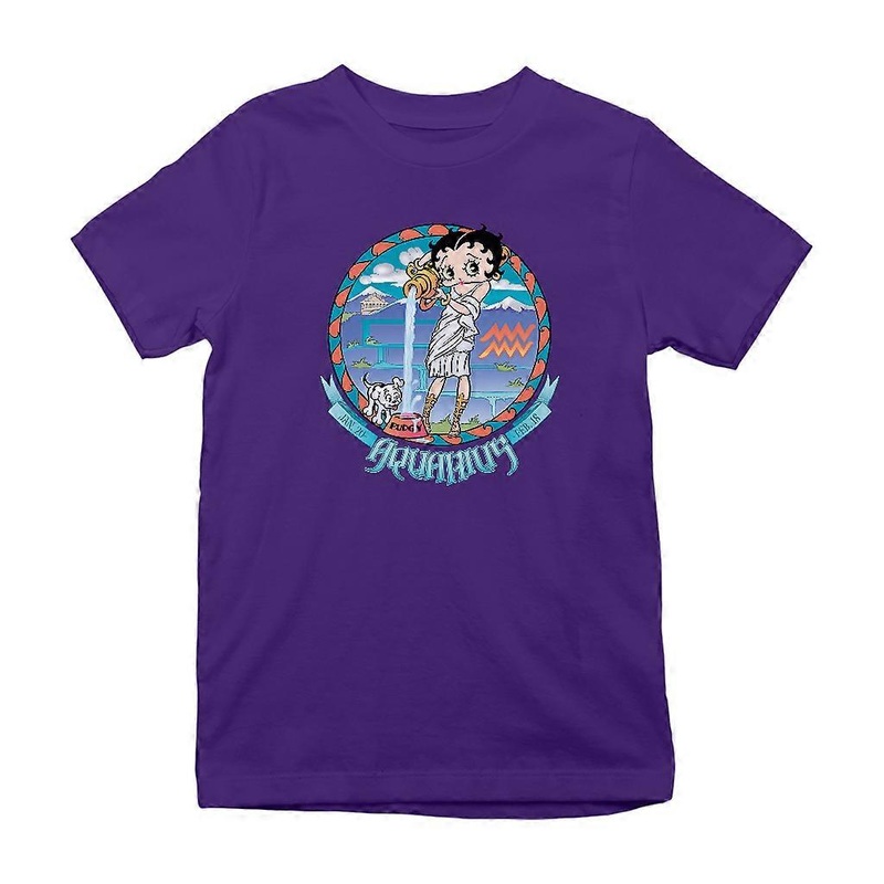 Betty Boop Aquarius Astrological Sign Kid’s T-Shirt