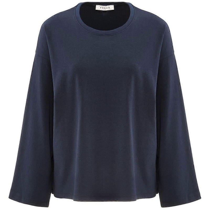 Falke Leisure Crew Neck Long Sleeve Sweater – Space Blue