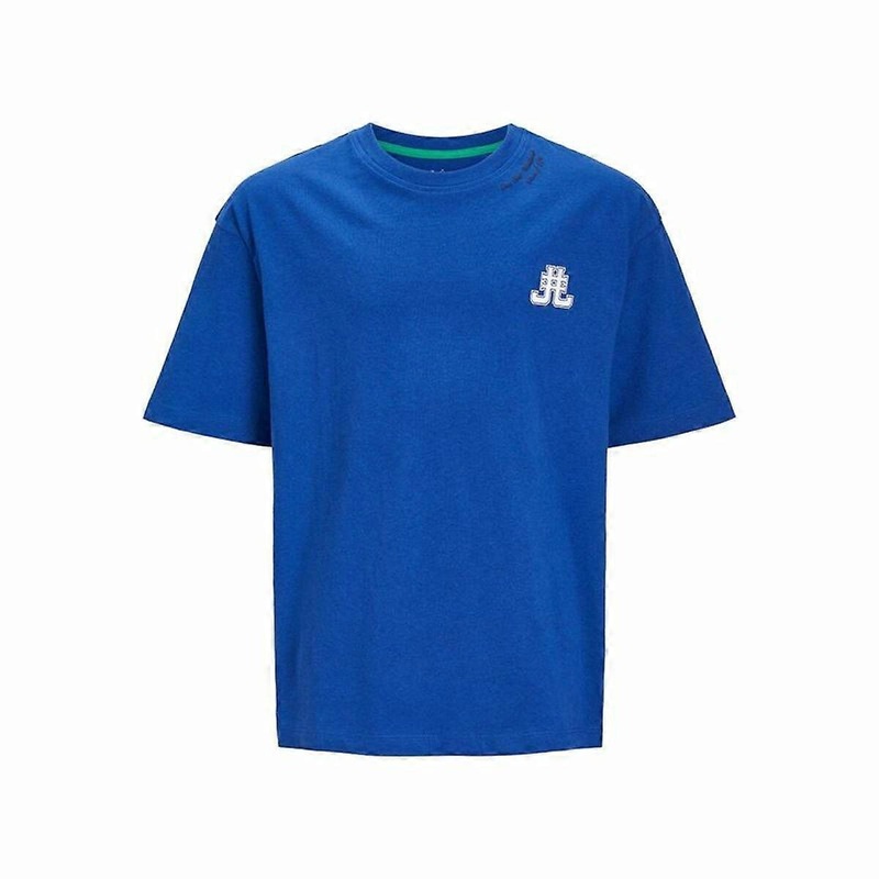 Kurzarm-T-Shirt fr Kinder Jack & Jones Jorcole Back Print Dunkelblau