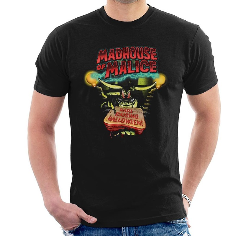 Looney Tunes Halloween Madhouse Of Malice Men’s T-Shirt