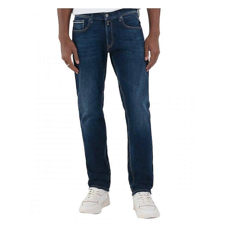 Men’s Replay Grover Straight Fit Denim Dark Wash Jean 007
