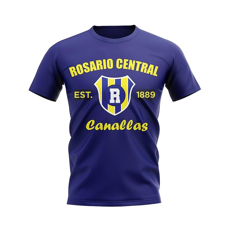 Rosario Central Established Football T-Shirt (Navy)