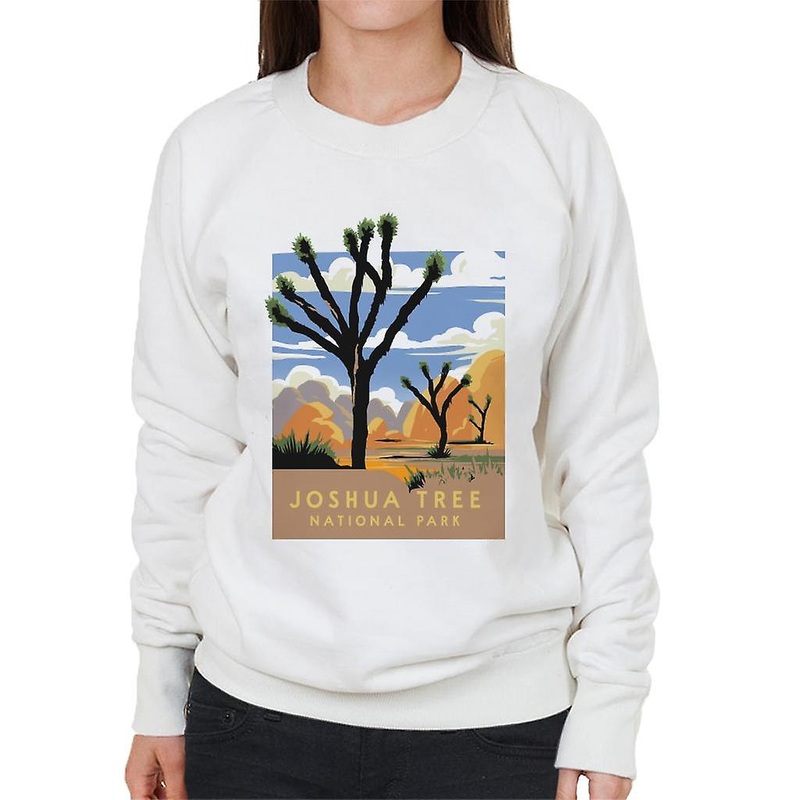 US National Parks Joshua Trees In The Distance Women’s Sweatshirt