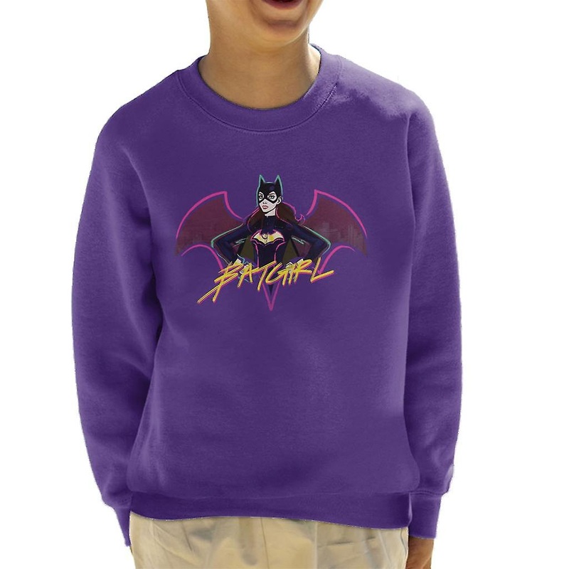 Batman Batgirl Power Pose Kid’s Sweatshirt