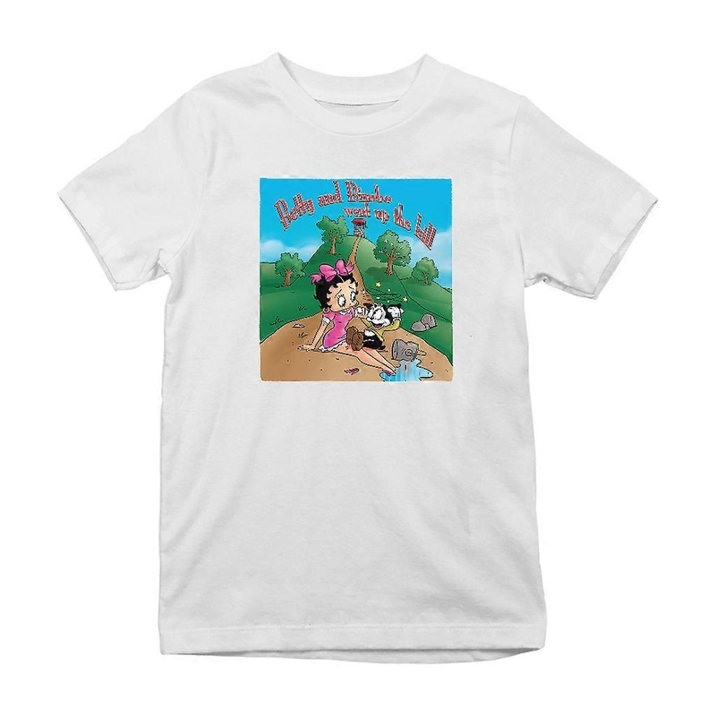 Betty Boop Betty and Bimbo Went Up The Hill Kid’s T-Shirt
