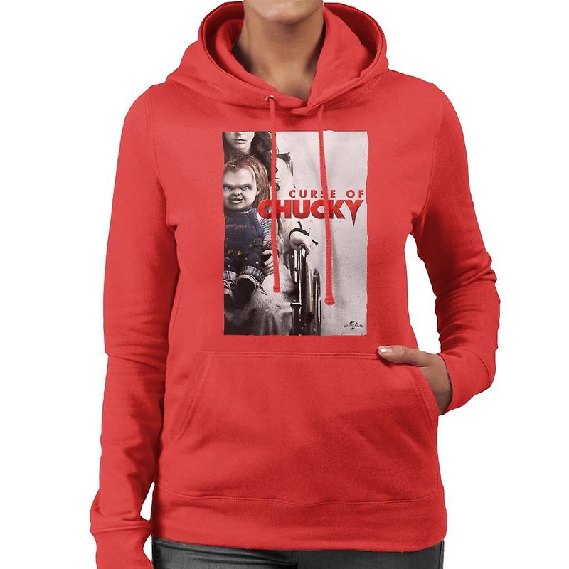 Chucky Curse Of Chucky Poster Women’s Hooded Sweatshirt
