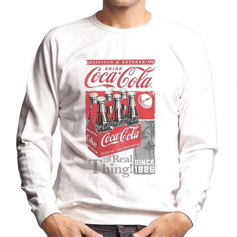 Coca Cola Retro Bottle Crate Men’s Sweatshirt