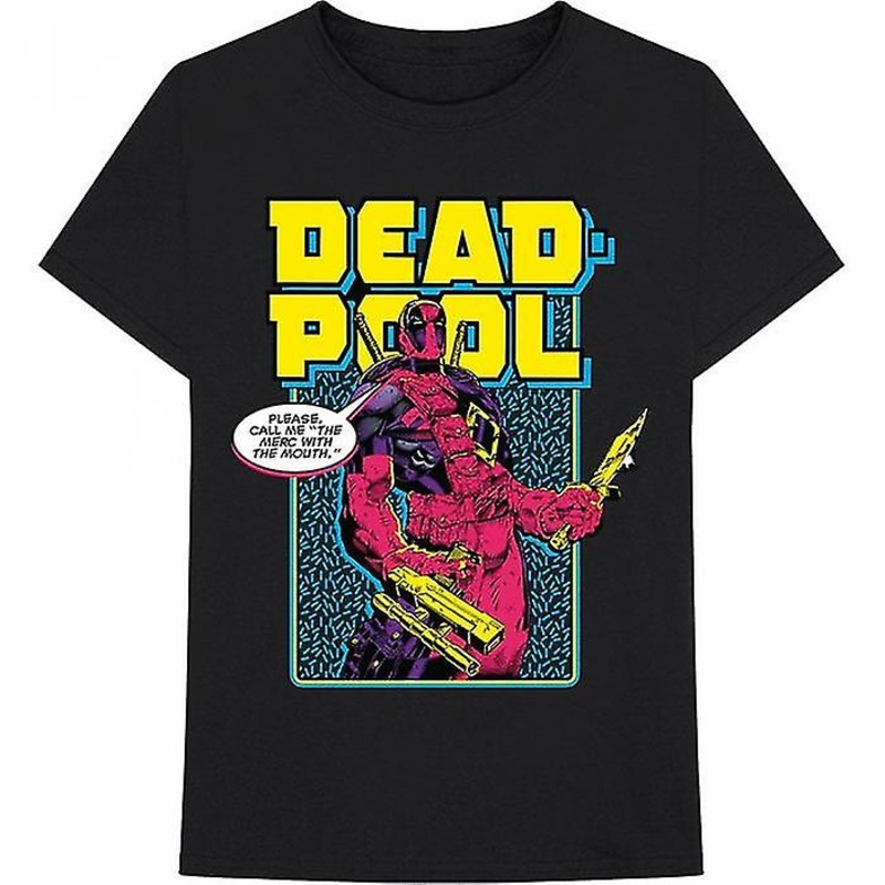 Deadpool Unisex Adult Comic Merc T-Shirt