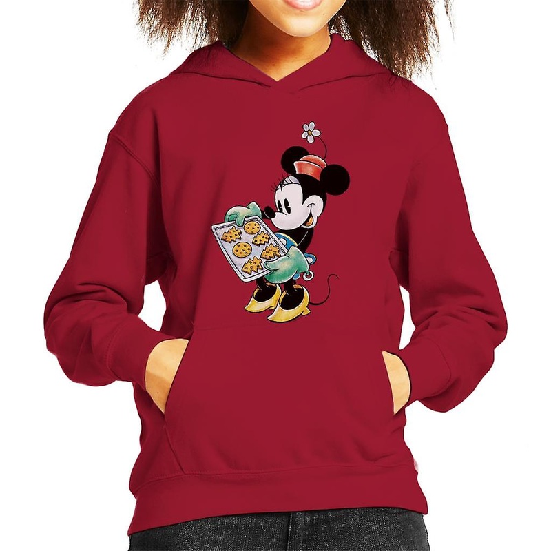 Disney Christmas Minnie Mouse Festive Baking Kid’s Hooded Sweatshirt