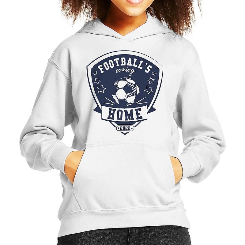 Football’s Coming Home Blue Badge Kid’s Hooded Sweatshirt