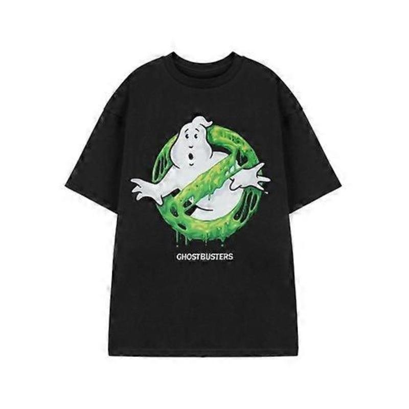 Ghostbusters Unisex Adult Slime Logo Short-Sleeved T-Shirt